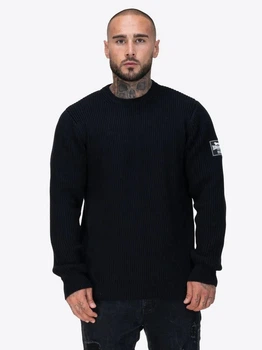 Джемпер чоловічий Lonsdale MOYCULLEN 117905-1500 XL Black/White (4255581588263)