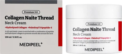 Зміцнювальний крем для шиї з колагеном та пептидами 100 мл MEDI PEEL Premium 3.0 Collagen Naite Thread Neck Cream