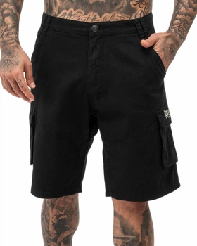 Шорти-карго чоловічі Lonsdale BALRATH 117491-1513 S Black/Grey (4255581519281)
