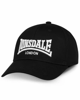 Бейсболка Lonsdale FLIXTON 117336-1500 one size Black/White (4255581519175)