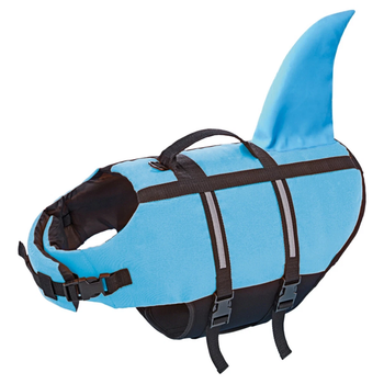 Спасательный жилет для собак Nobby Sharki Swimming L голубой 40 см 61033