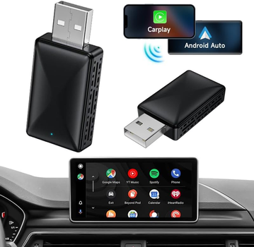 Автомобільний бездротовий адаптер CarPlay та Android Auto 2-в-1 Anyfar 5.8GHz