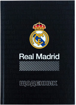 Щоденник шкільний Kite Real Madrid тверда обкладинка 170х238 мм 48 аркушів (RL26-262-2)