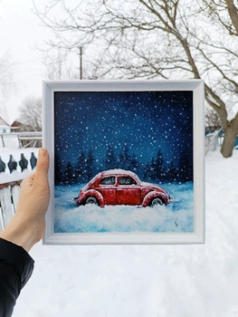 Картина масляными красками (25×25 см)