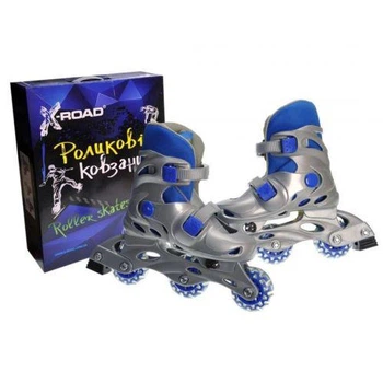 Ролики X-ROAD раздвижные синие, размер S (31-34) PW120 р.44*36*11,5см (TS01091996294352)