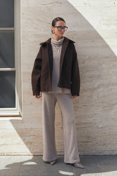 Укорочене пальто 2308,6463 Seventeen Шоколадний XXL/3XL (2308.6463)