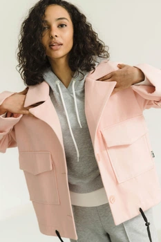 Укорочене пальто 2141,5629 Seventeen Рожевий L/XL (2141.5629)