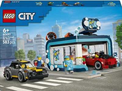Конструктор LEGO City Тоннельная автомойка 583 детали (60497)
