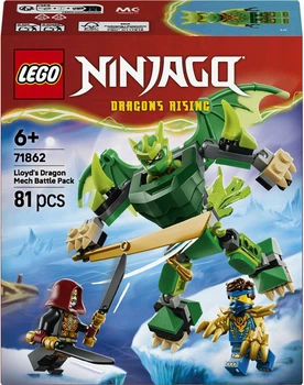 Конструктор LEGO Ninjago Боевой набор робота Дракона Ллойда 81 деталь (71862)