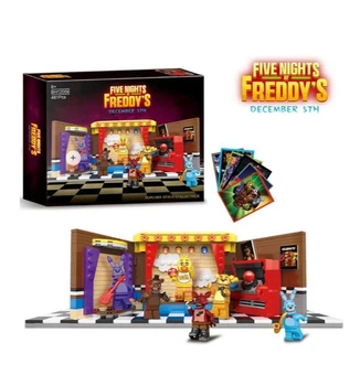 Детский конструктор Аниматроники five nights at freddy's 5 ночей с Фредди фигурки фнаф пиццерия (7180)