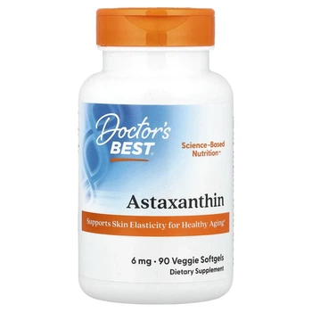 Астаксантин Doctor's Best (Astaxanthin with AstaPure) 6 мг 90 капсул (DRB-00367)