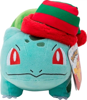 М'яка іграшка Jazwares Pokemon Christmas Bulbasaur 20 см PKW3377 (191726497936)