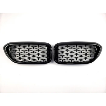 Ноздри Diamond Black V1 (2017-2020, черная окантовка) для BMW 5 серия G30/G31 2017–2023 гг