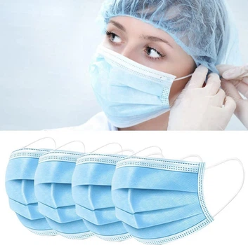 Маска медична захисна одноразового використання CEROS Blue, 50шт./уп.