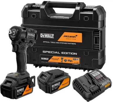 Гайковерт ударний акумуляторний безщітковий DeWalt DCF92MP2T McLaren F1 Team Special Edition (5054905332976)