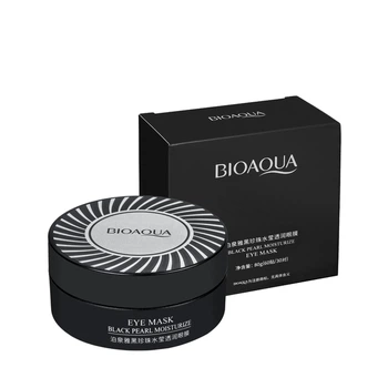 Патчі для шкіри навколо очей із екстрактом чорних перлин Bioaqua Black Pearl Moistursze Eye Mask. 60 шт (6973098898283)