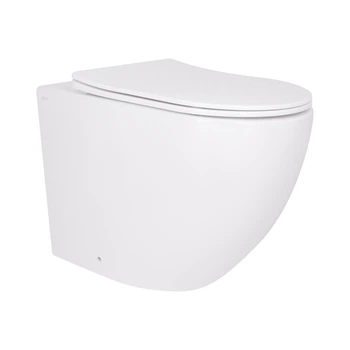 Унитаз подвесной Qtap Robin Ultra Quiet безободковый с сиденьем Soft-close 520x365x365 мм WHITE