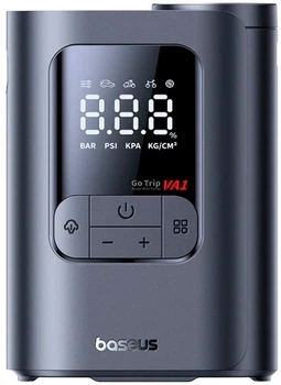 Kompresor samochodowy OS-Baseus GoTrip VA1 Super Mini Wired Inflator 22-Cylinder Cosmic Black 1186685 (6932172696078)