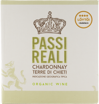 Вино Passi Reali Chardonnay Terre Di Chieti біле напівсухе 2 л (8032894063443)