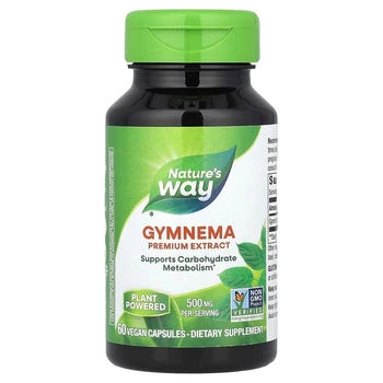 Стандартизована джимнема Natures Way (Gymnema) 500 мг 60 капсул NWY63700