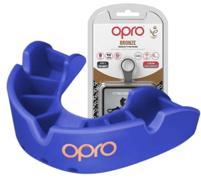 Капа OPRO Bronze дитяча (вік до 10) Blue (art.102501002)