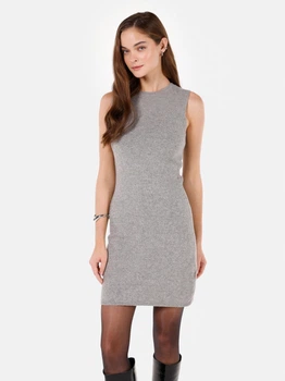 Платье вязаное длинное зимнее теплое женское Colin's CL1071657MGA L Gray (8684112374000)