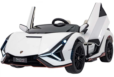 Samochód elektryczny dla dzieci Lamborghini Sian Biały PA.QLS-6988.BIA (5903864943054)