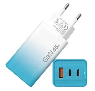 Зарядное устройство AR-233 USB ,Type C blue 5V 2,4A