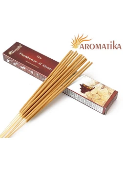 Ароматичні палички Aromatika Vedic Frankincense Myrrh 15 грам Ладан Мірра