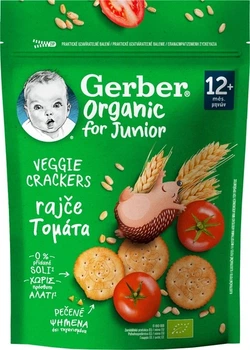 Крекер пшеничный Gerber Organic с томатами для детей с 12 мес 100 г.(8000300435351)