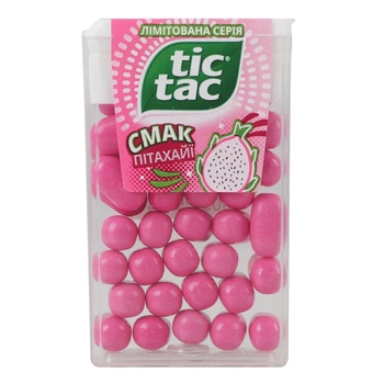 Драже Tic Tac Лімітована серія зі смаком пітахаї 18 г. (80875024)