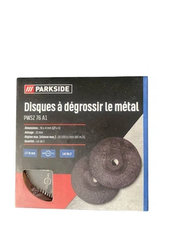 Зачисні диски по металу Parkside PWSZ 76 A1 (76 х 4 мм), 2 шт.