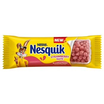 Батончик Nesquik со вкусом клубники с цельными злаками с витаминами и железом 23.5 г. (5900020049346)