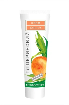 Крем для рук Fitodoctor Гліцериновий Персиковий з екстрактом меліси 75 г. (4820215053716)