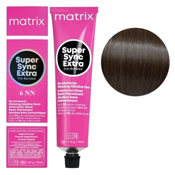 Тонер для волос Matrix Super Sync Pre-Bonded 6NN 90 мл. (3474637325725)