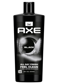 Гель для душу та шампунь AXE Black 700 мл (8720181166389)