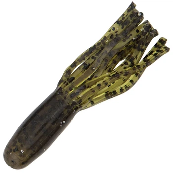 Плавающий силикон ZMAN Llama Tubez 2" 6 шт/уп #Green Pumpkin