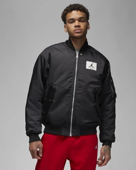 Куртка мужская Jordan Essentials Men's Statement Varsity Jacket M Черный DQ7344-010
