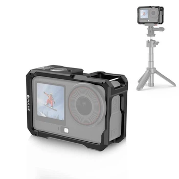 Рамка DJI Action 6 алюминиевая 1/4 холодный башмак Puluz PU1074B