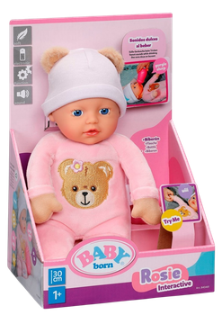Пупс інтерактивний Baby Born Zapf Creation Rosy зі звуковими ефектами 30 см (840481) (4001167840481)