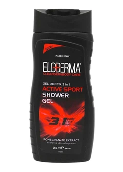 Гель-пінка для душу чоловічий Eloderma 3в1 Active Sport 250 мл