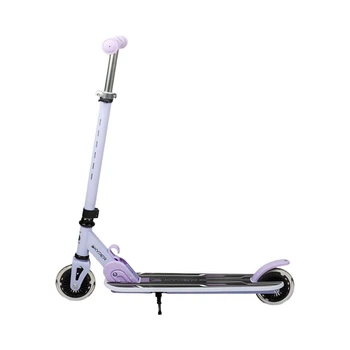 Самокат двухколесный Skyper Ju-GR-73516 L, фиолетовый, световая рама и руль, колеса PU 120мм