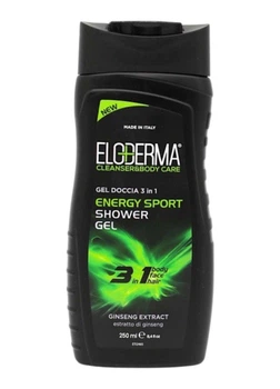 Гель-пінка для душу чоловічий Eloderma 3в1 Energy Sport 250 мл