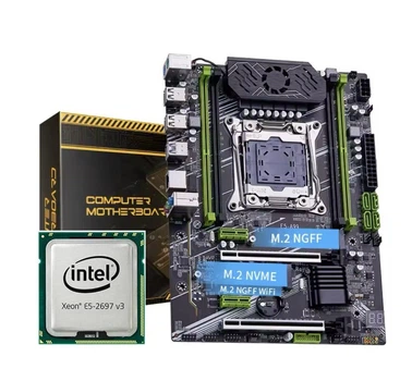 Комплект X99 / Qiyida X99 E5 A99 LGA 2011-3 / Intel Xeon E5-2697v3 3.6 GHz