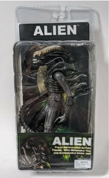 Фігурка Alien Xenomorph колекційна 18 см – рухома action figure Чужий з фільму Alien, деталізована іграшка з гнучким хвостом