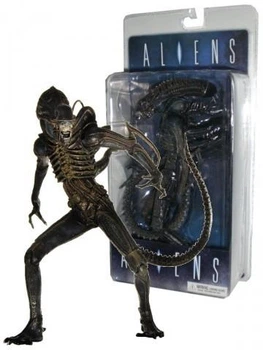 Фігурка Alien Xenomorph Warrior 18 см – Чужий з фільму Aliens, колекційна action figure, рухома іграшка монстр з гнучким хвостом