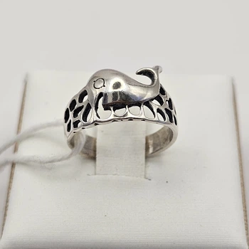 Кольцо серебряное "Дельфинчик" 16 1,98 г