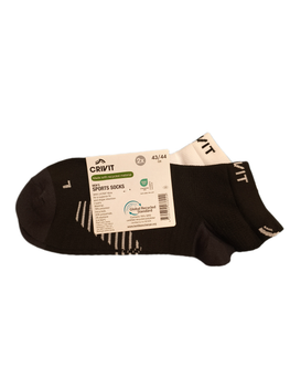 Чоловічі cпортивні шкарпетки Sports Socks CRIVIT 43-44р чорні та білі 2 пари