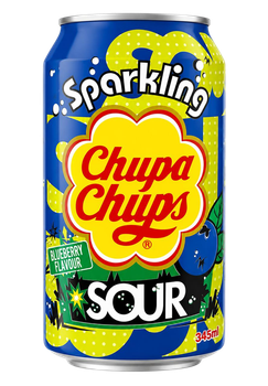 Напій газований Chupa Chups Sparkling Blueberry Sour 345мл