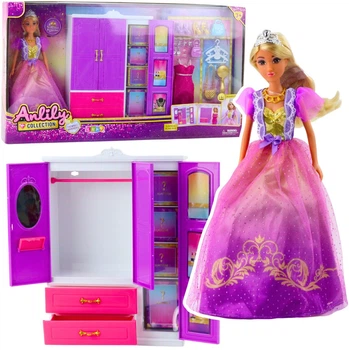 Кукла LEAN Toys Анлили с гардеробом + аксессуары 24 шт (24486)